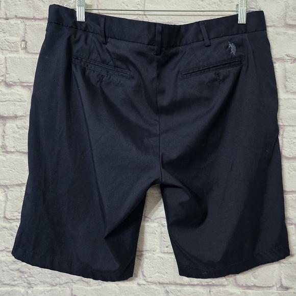U.S. Polo Assn. Navy Blue Flat Front Men's Shorts 38W - Picture 5 of 8